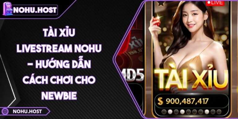 Tài Xỉu Livestream NOHU - Hướng Dẫn Cách Chơi Cho Newbie