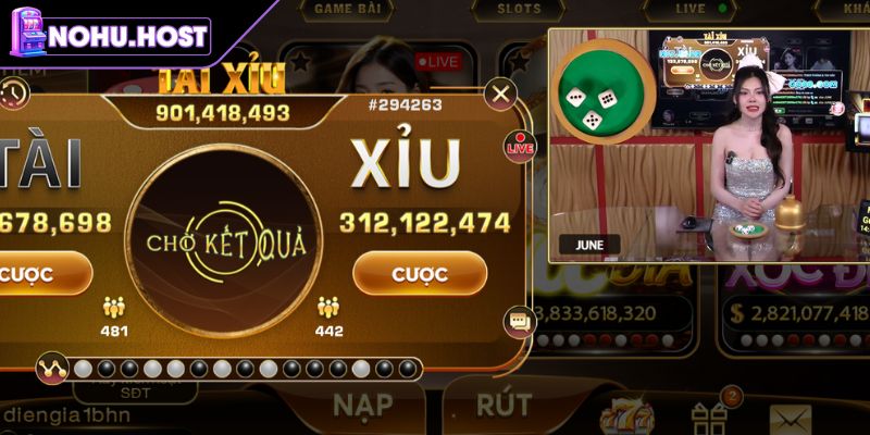 Tài Xỉu Livestream NOHU - Hướng Dẫn Cách Chơi Cho Newbie 1 Tài Xỉu livestream là gì?