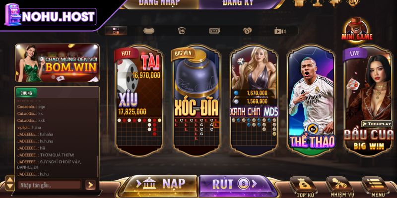 BOMWIN - Cổng Game Đỉnh Cao Đang Khuấy Đảo Cộng Đồng 1 Toàn cảnh BOMWIN - “Gã khổng lồ” khuấy đảo làng game