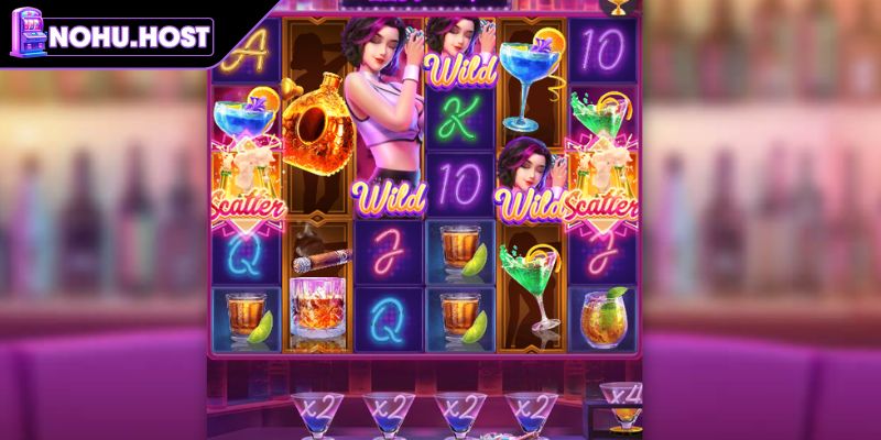 Đêm Tiệc Cocktail - Trò Chơi Slot Đầy Cuốn Hút Tại NOHU 1 Guồng quay và mức cược Đêm Tiệc Cocktail