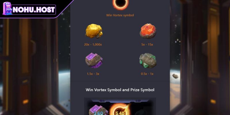 Kho Báu Ngân Hà - Trải Nghiệm Săn Thưởng Hấp Dẫn Tại NOHU 2 Biểu tượng đặc biệt dùng trong Kho Báu Ngân Hà