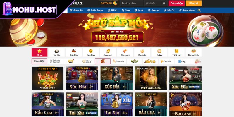 Tận hưởng sảnh Casino NET88