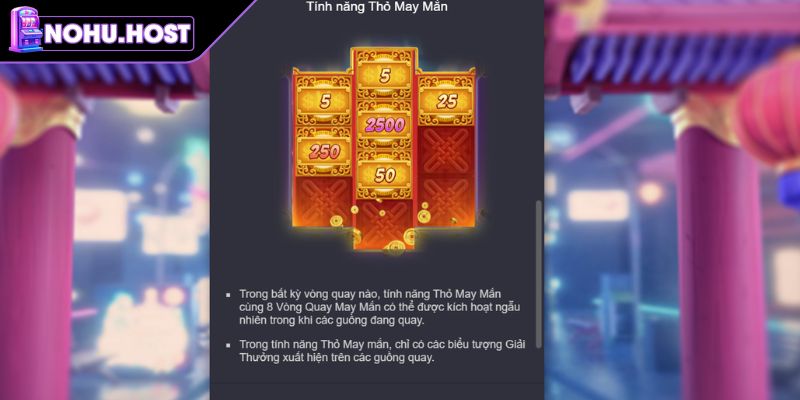 Thỏ May Mắn NOHU - Trò Chơi Hấp Dẫn Với Tính Năng Đặc Biệt 1 Cấu trúc guồng quay